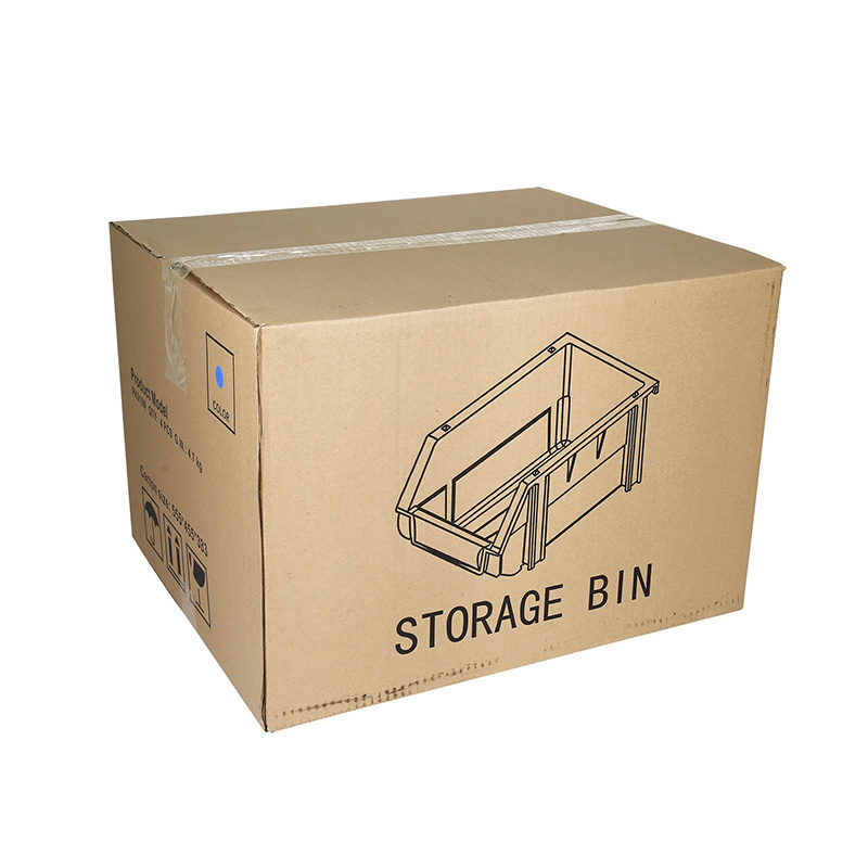 Warehouse High Quality Stackable Plastic Portable Boxes Industrial Storage Shelf Bins For Spare Parts