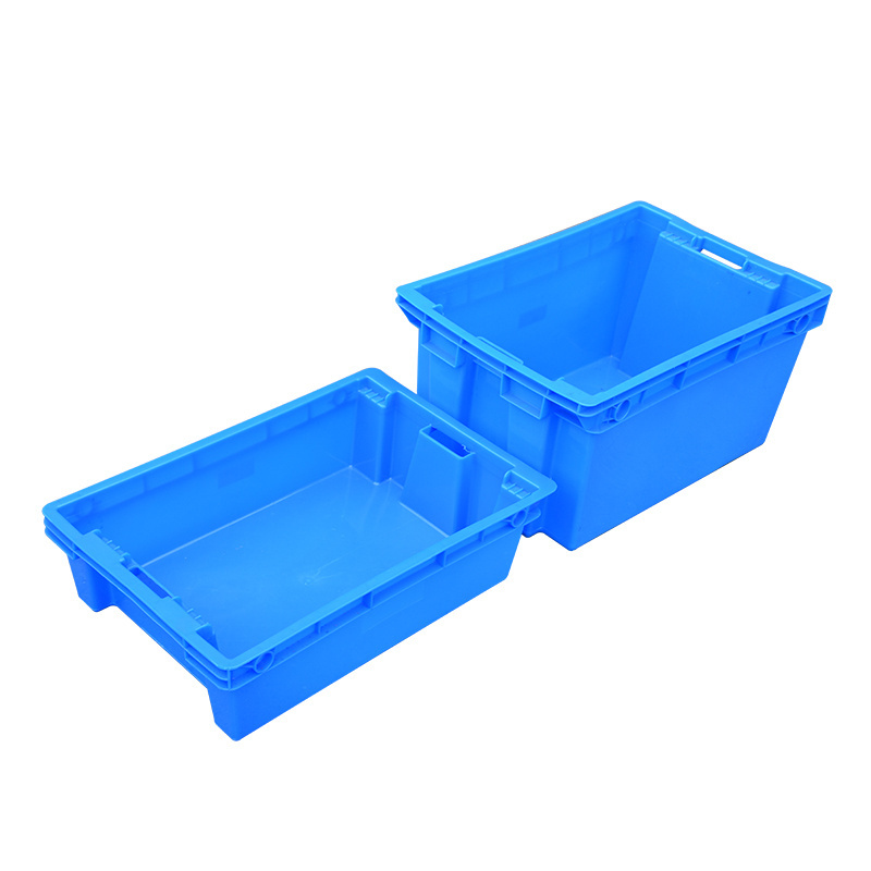 Food grade nestable and stackable crate plastic pallet for fishery plastic fish crates