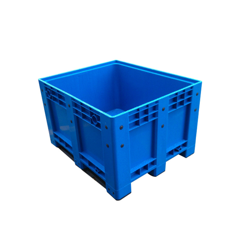 Food grade nestable and stackable crate plastic pallet for fishery plastic fish crates