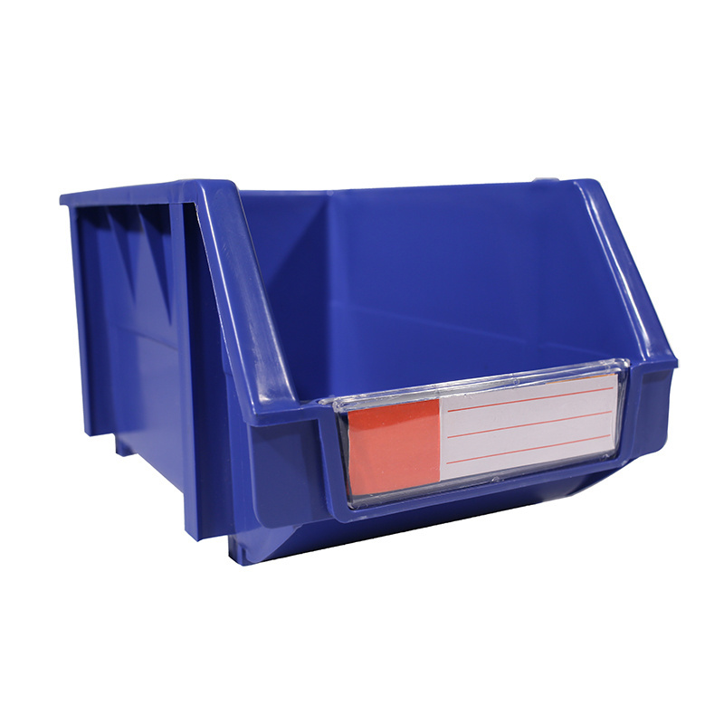 Warehouse High Quality Stackable Plastic Portable Boxes Industrial Storage Shelf Bins For Spare Parts