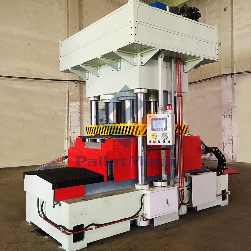 Hot Press Wood Chips Sawdust Shaving Pallet Molding Machine For India