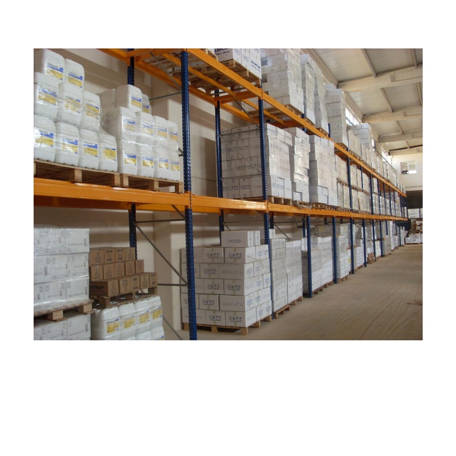 Warehouse Racking Systems Storage Rack Double Deep Beam Selective Pallet Steel Metal Storage Shelf Modern Customized 1100