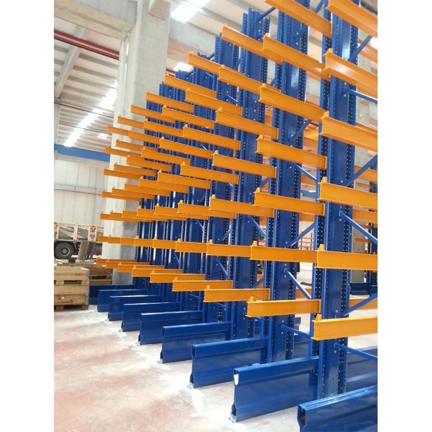 High Quality Cantilever Rack System By Reta manufacturer Single Double powder coated color blue yellow low price Made in Turkey