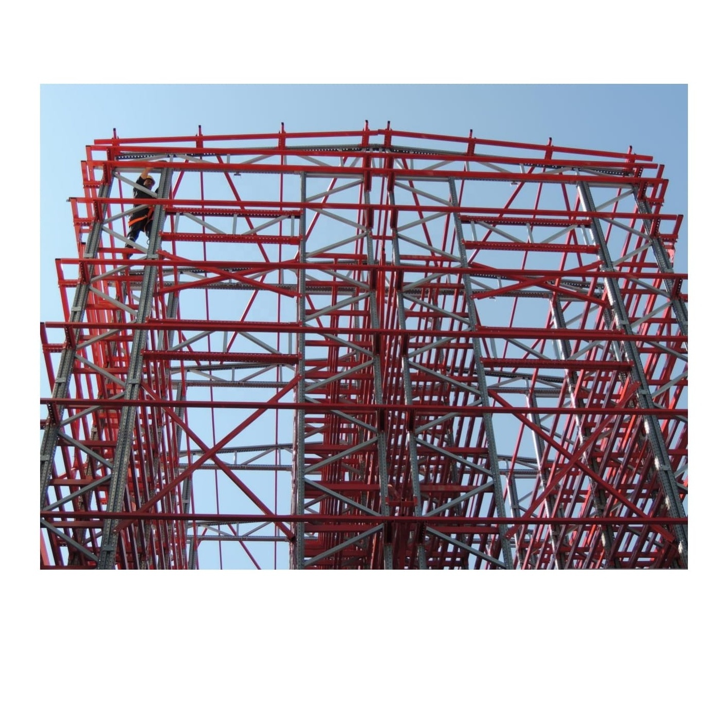 High Quality Manufacture Best Price Powder Coated Mezzanine Steel Structure Irone Rack System  made in Turkey