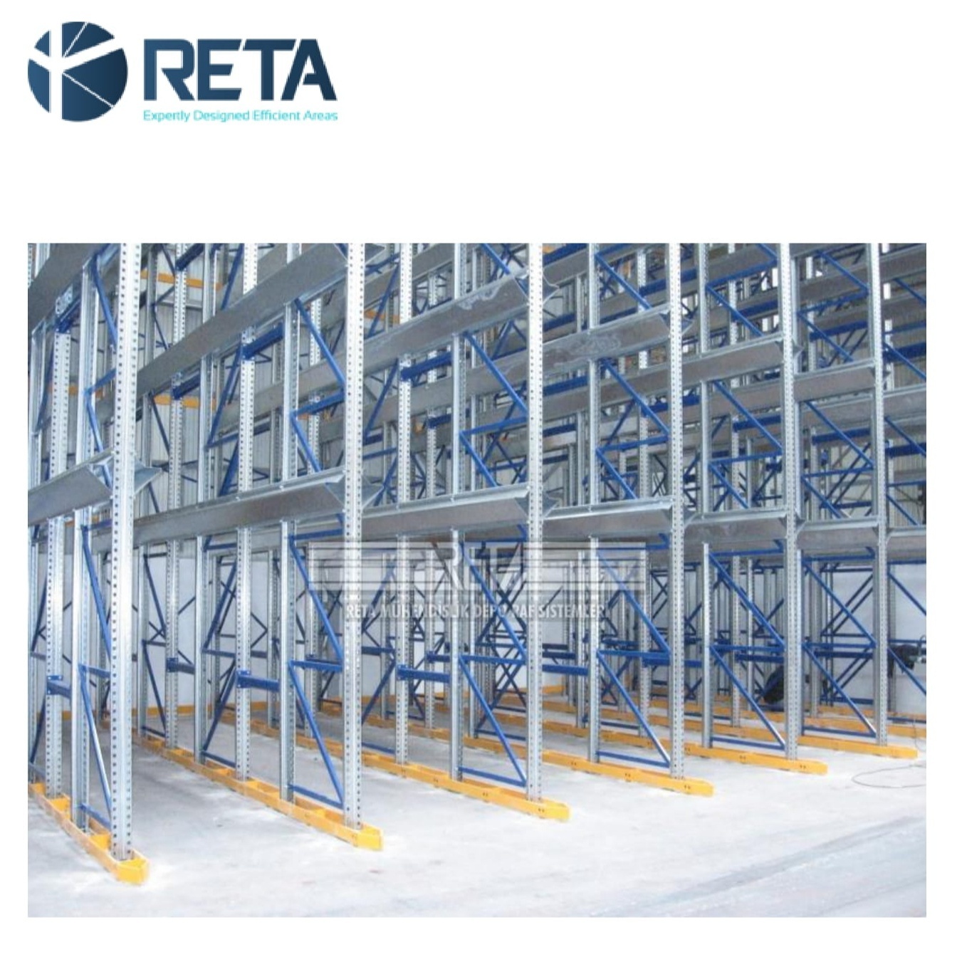 Extra Quality Factory Price Warehouse Storage Drive In Pallet Rack And Shelving Storage Racking Powder Painted made in Turkey