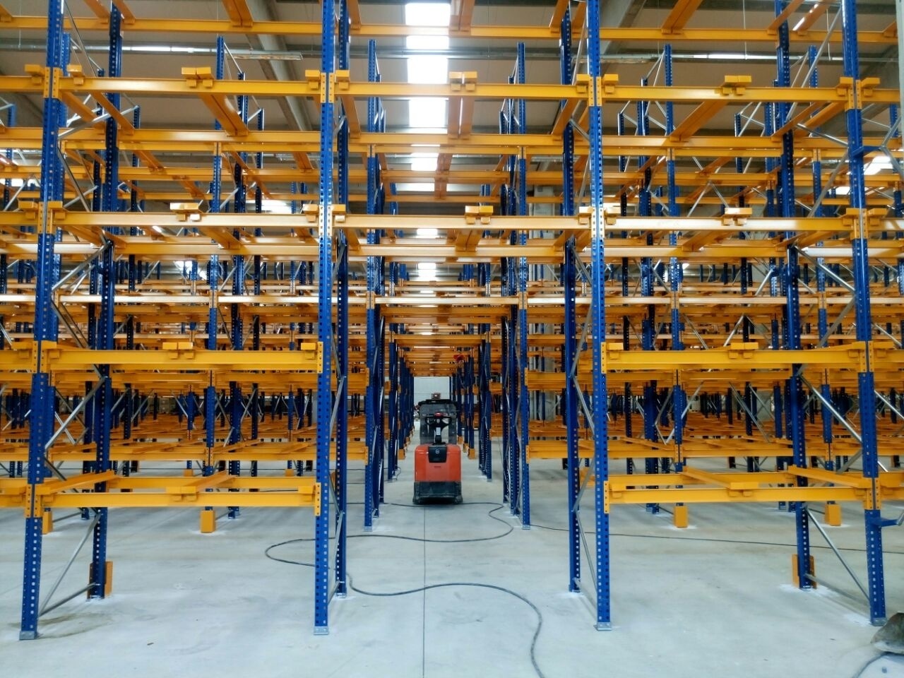 Steel Storage Heavy Duty Steel Pallet Rack System by Manufacturer Storage Racks Warehouse Shelf Stacking Rack Made in Turkey