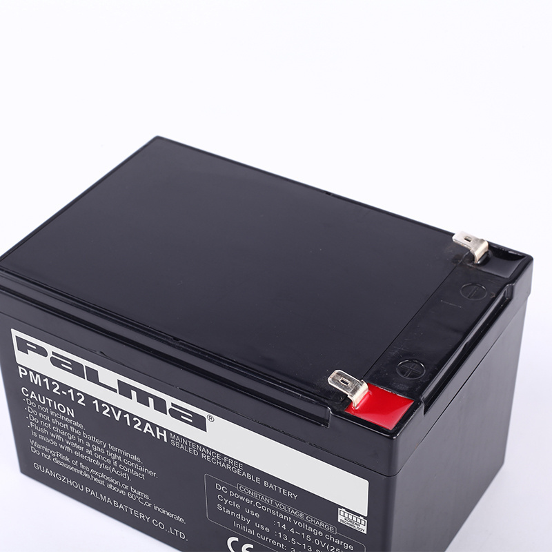 UPS backup power PM12-12 12V12AH Elevator emergency leveling VRLA battery