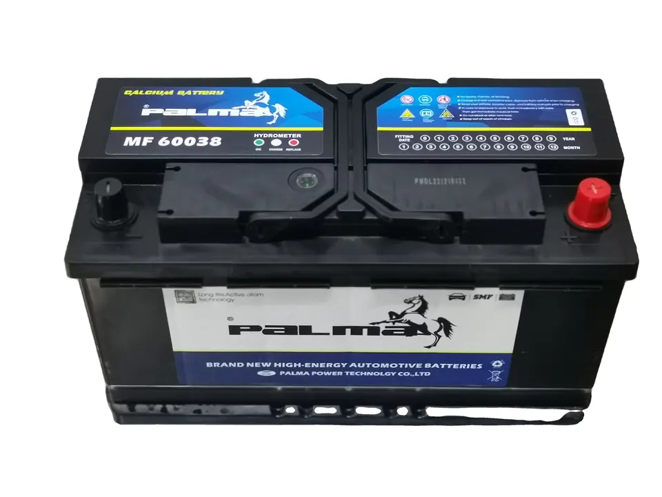 Palma Factory germany standard battery 12V 100AH super capacitor batteries 60038 car auto battery