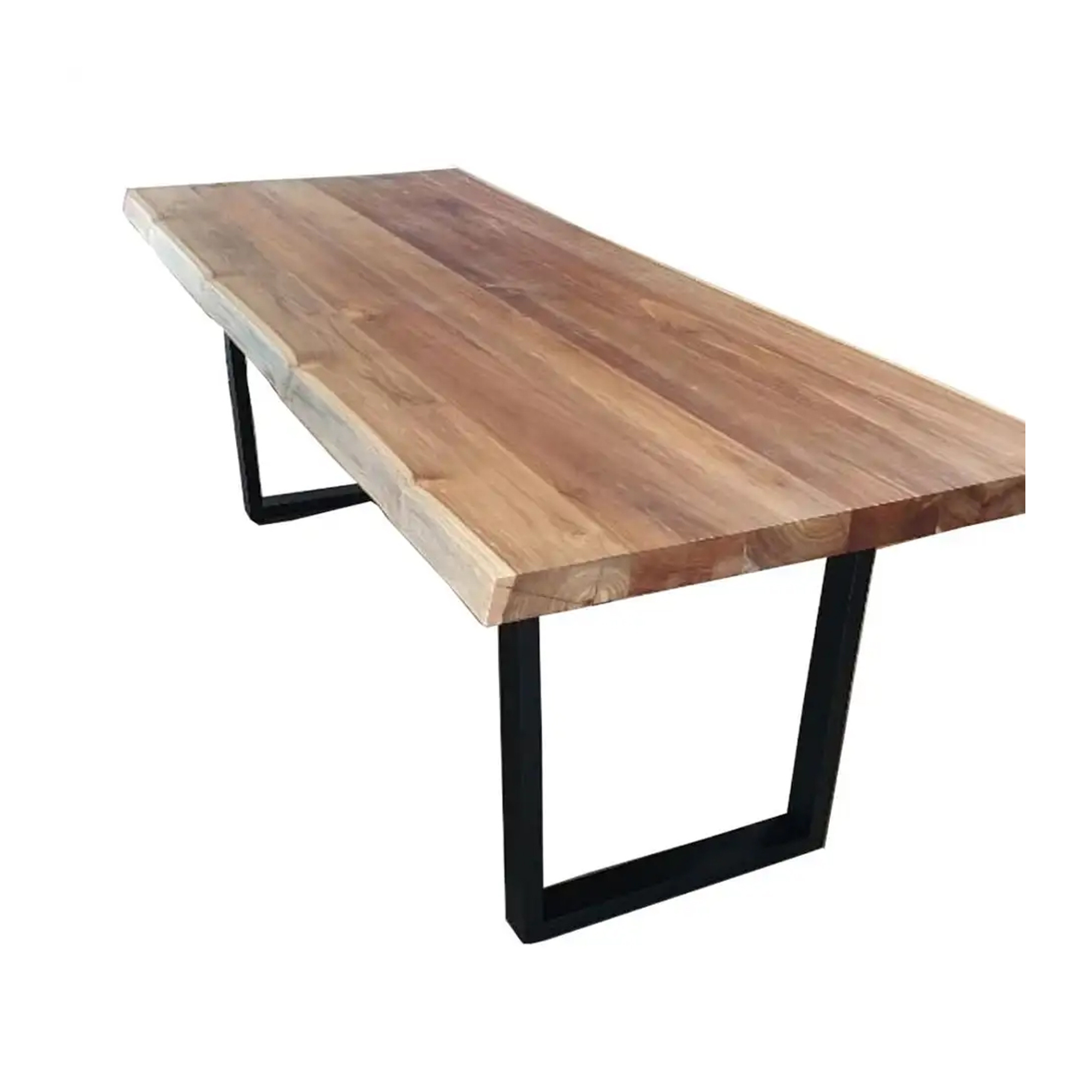 New Model Hot Sale High Quality Wholesale Cheap Price New Wood Slab Live Edge Teak Solid Wood Laminated Top Table From Indonesia