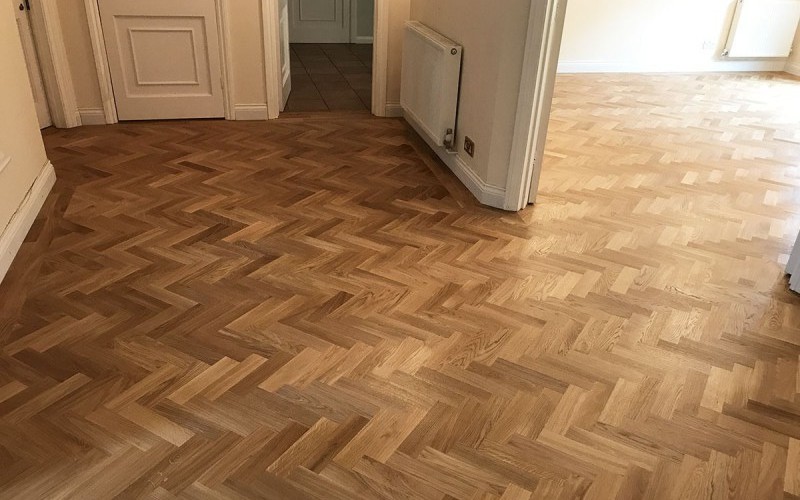 Reclaimed Teak Wood Parquet Flooring Lamellas Wall Cladding Panel Herringbone