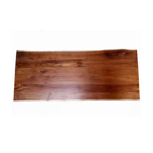 Customized Style High Quality Wholesale Cheap Price New Wood Slab Live Edge Teak Solid Wood Laminated Top Table From Indonesia