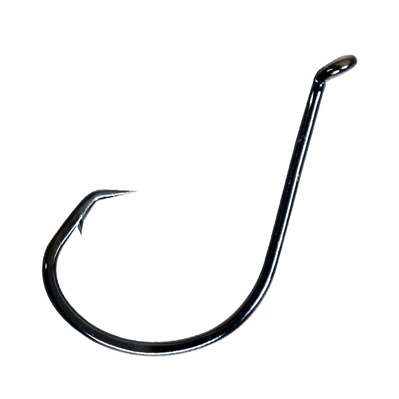 Palmer 7384 sport octopus circle hooks fishing saltwater black high carbon steel octopus fishing hooks j hook