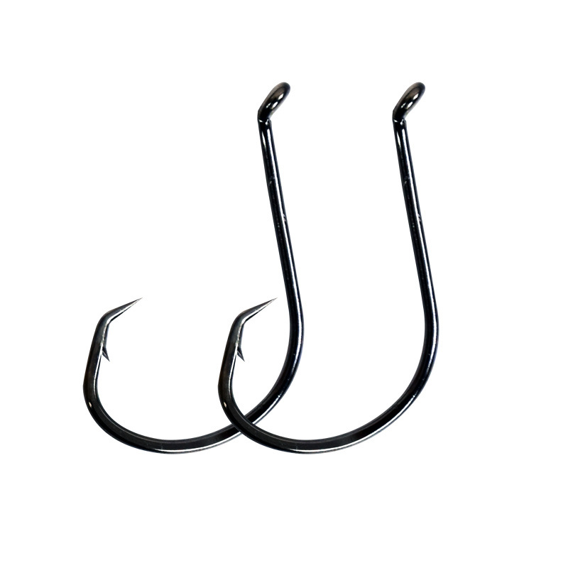 Palmer 7384 sport octopus circle hooks fishing saltwater black high carbon steel octopus fishing hooks j hook