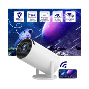 4K Projetor hy 300 Projector HY300 Android 11 Dual Wifi 6.0 BT 5.0 Allwinner H713 Home Cinema Outdoor Portable Mini Projetor