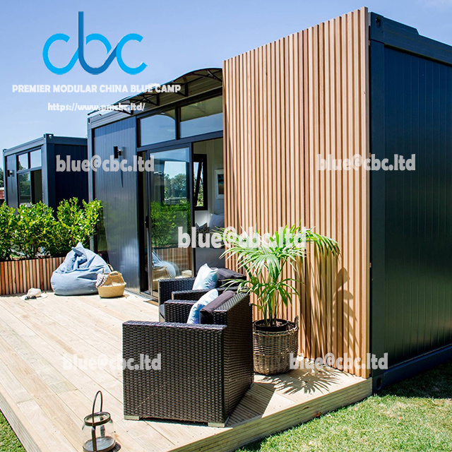 Outdoor double-layer hydraulic rod container coffee shop convenience store modern prefab homes Container house