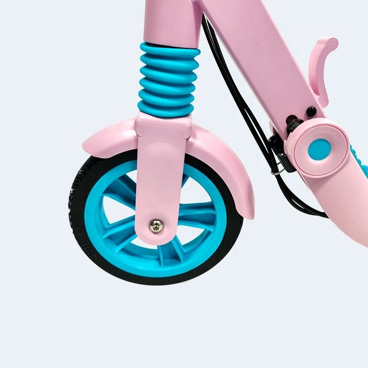 2024 New child foldable electric mobility scooter girl and boy toy kid electric kick scooter self balancing bicycle for children