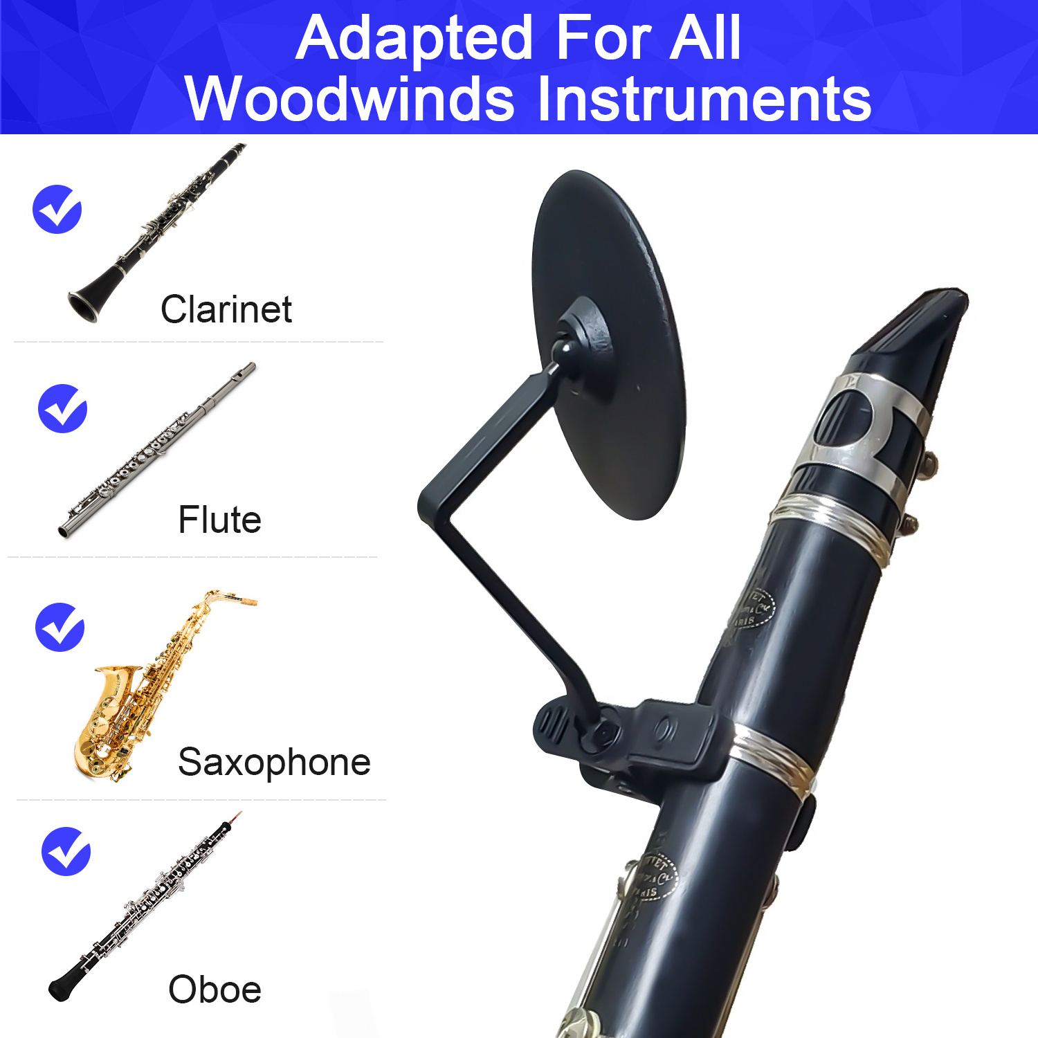 MirTra Embouchure Practice Device Woodwinds Mirror Instruments Lip Strengthener Adjust for Flute Saxophone Clarinet Oboe Bassoon