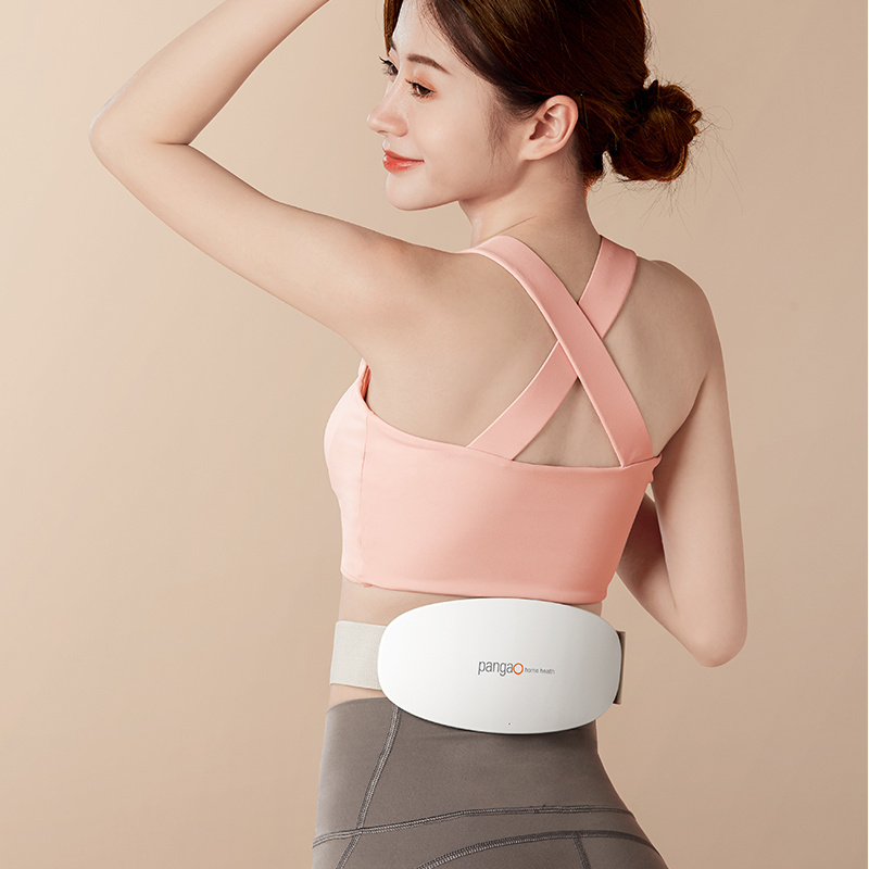 Automatic belly fat reduce slimming belt waist far infrared heating vibrator massager machine