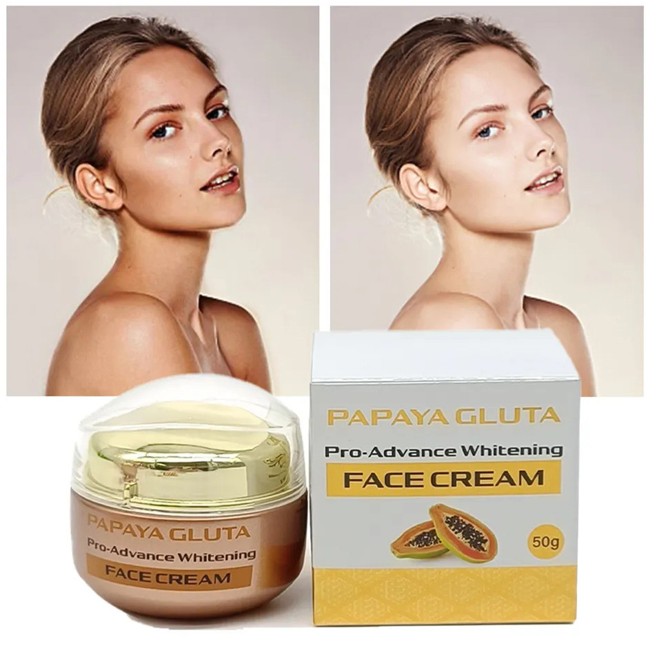 OEM Papaya Body Care Anti Aging Wrinkle Moisturizing Facial Extra Strong Bleaching Wholesale Face Bleaching Cream For Dark Skin