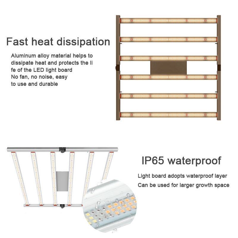Pan American Led Grow Light 640W Aluminum Full Spectrum Grow Light Waterproof Lighting Plant Growth Led Led Lamp For Plants Grow