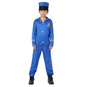 Wholesale Halloween Costume for Kids Military Uniform Cosplay Carnival Costume