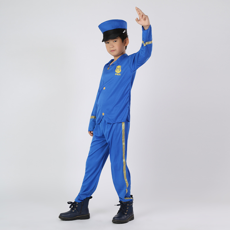 Wholesale Halloween Costume for Kids Military Uniform Cosplay Carnival Costume