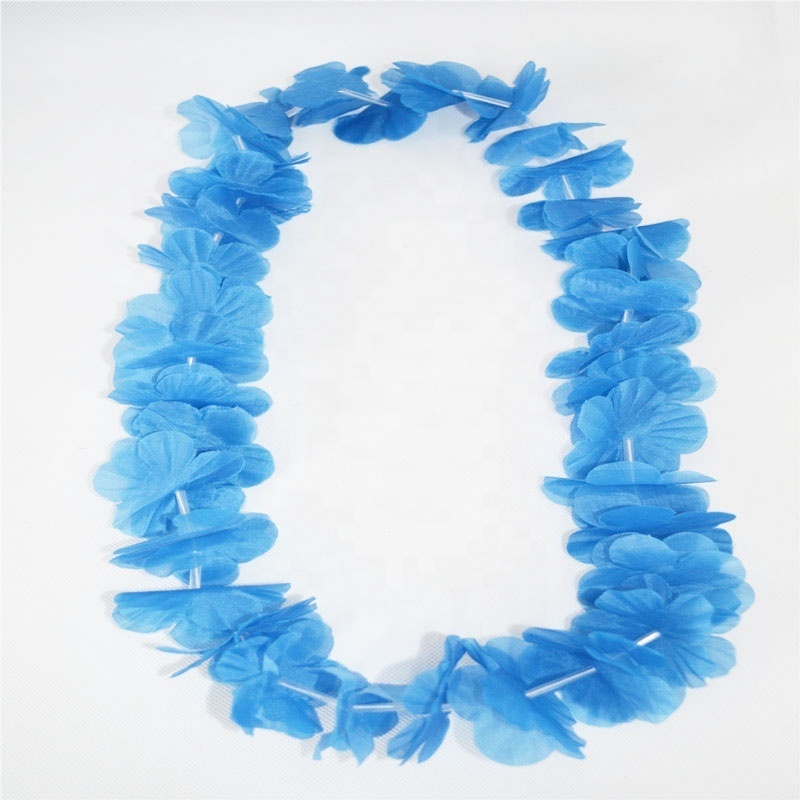 Cheap best selling hawaii lei Traveling flower headband and necklace wreath garland on beach holiday for party supply