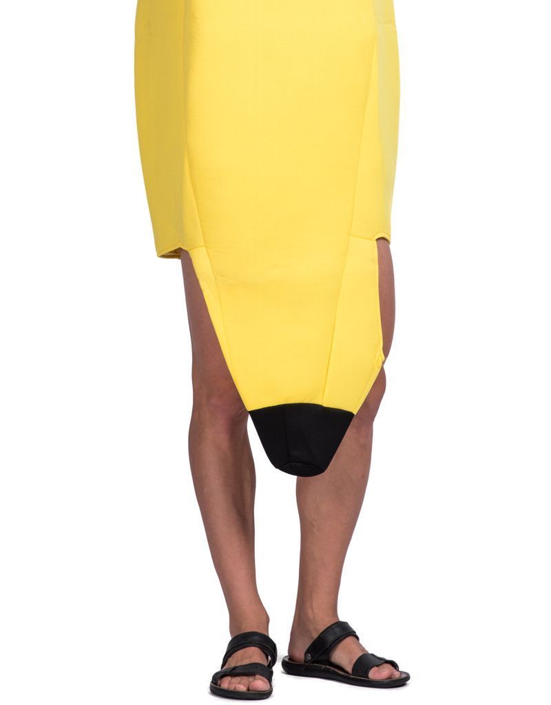 Halloween Funny fruit banana cosplay jumpsuit adult carnival costume  men Mascot Inflatable Banana Costume