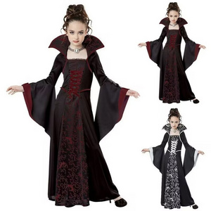 Halloween costume for kids Girls Witch Vampire Cosplay Costume For party