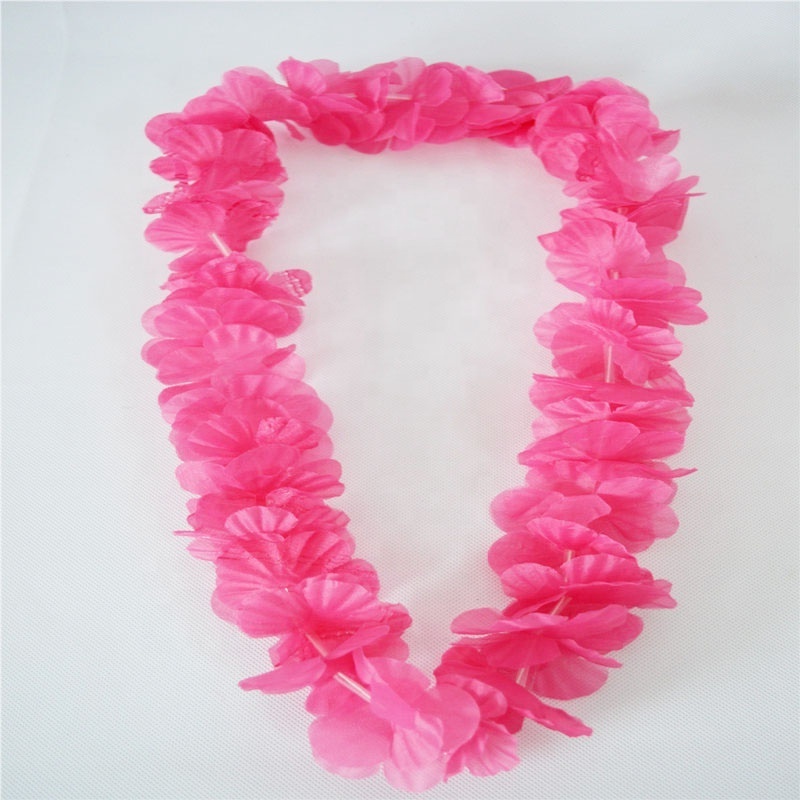 Cheap best selling hawaii lei Traveling flower headband and necklace wreath garland on beach holiday for party supply