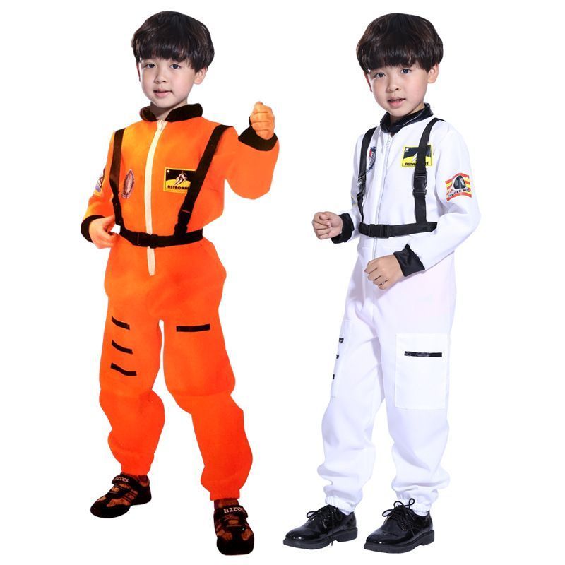 Halloween Party Favor Astronaut NASA children's performance costumes polit clothes space suits