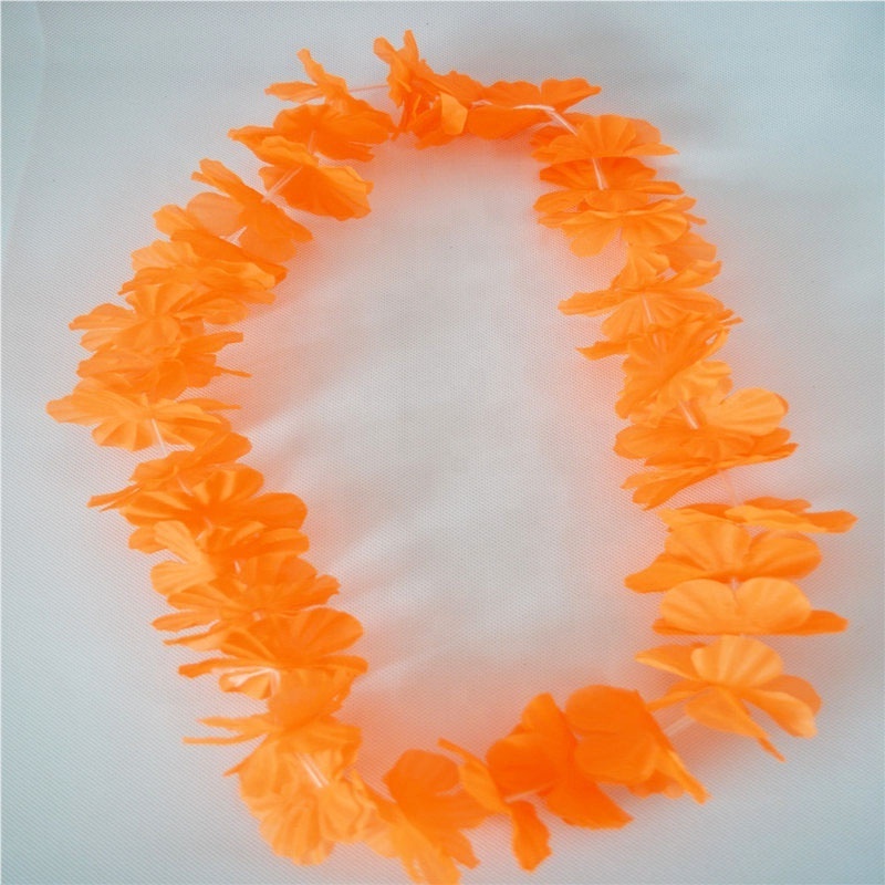 Cheap best selling hawaii lei Traveling flower headband and necklace wreath garland on beach holiday for party supply