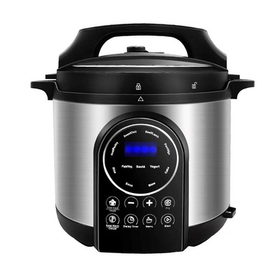 PANCERKA High tech Touch Screen Panel 5L 6L Multi Functions Big Capacity High Temperature Industrial Pressure Cooker With Timer BestSuppliers