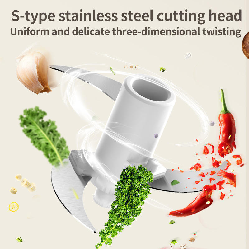 PANCERKA 2024 Hot Sale Portable Vegetable Food Chopper Electric Mini Mixer Baby Food blender with USB rechargeable