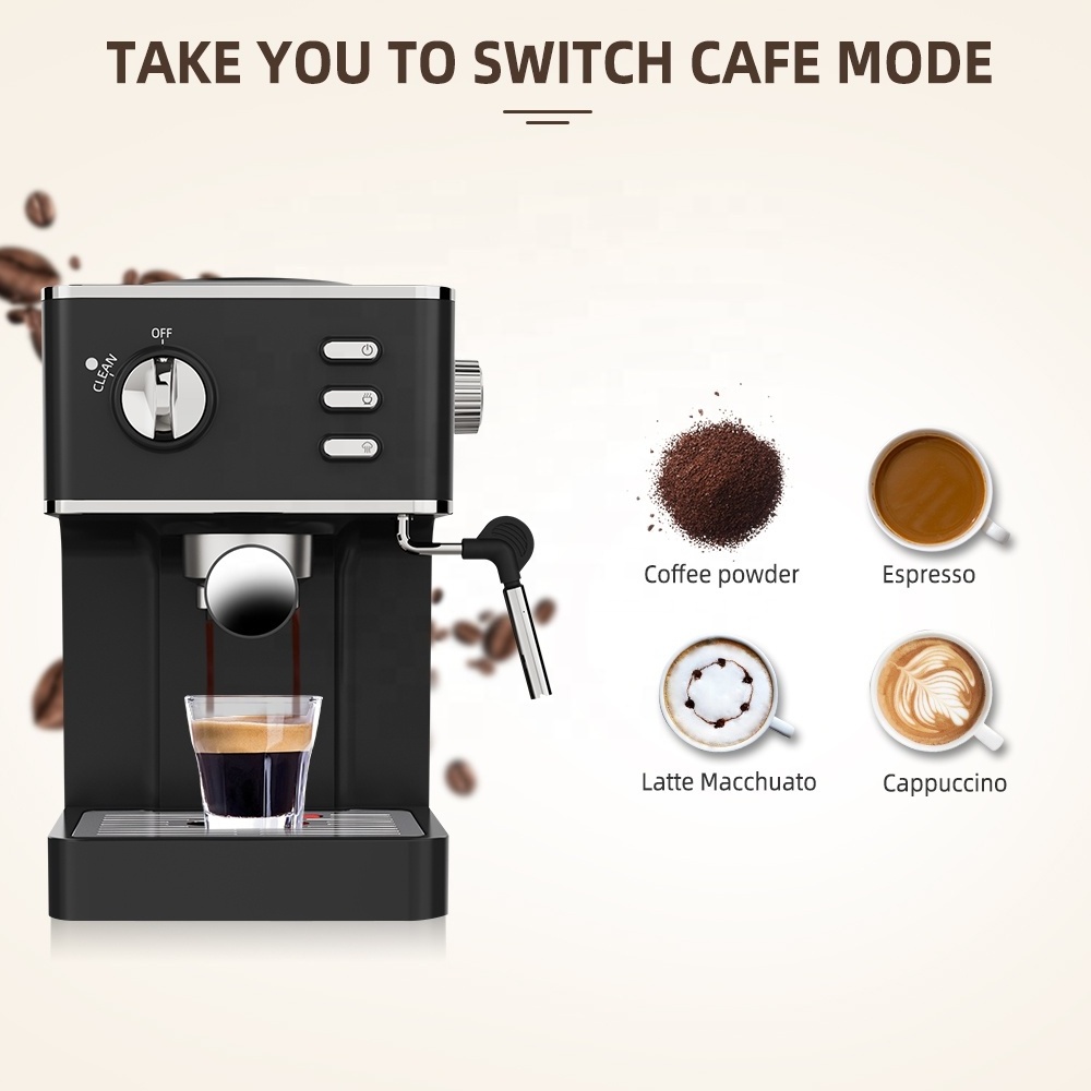 PANCERKA 20bar cafe machine espresso coffee 2 in 1 machine coffee machine maker with milk dispenser