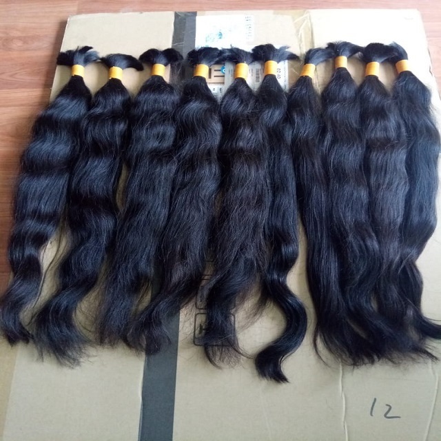 5A+ Cheap Silky Straight 1B/27 Peruvian Human Hair Extensions Machine weft in virgin temple hair