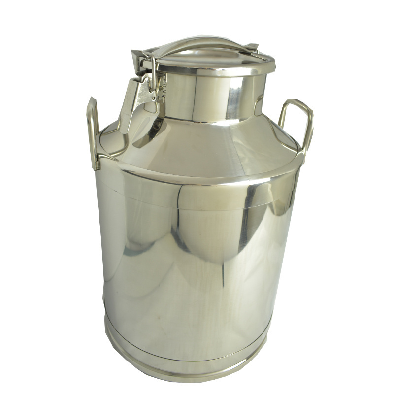 42 L 304 Stainless Steel Food Grade thick 1.2mm Milking Tank Milk Can Dewar Container 8kgs weight with locker lid