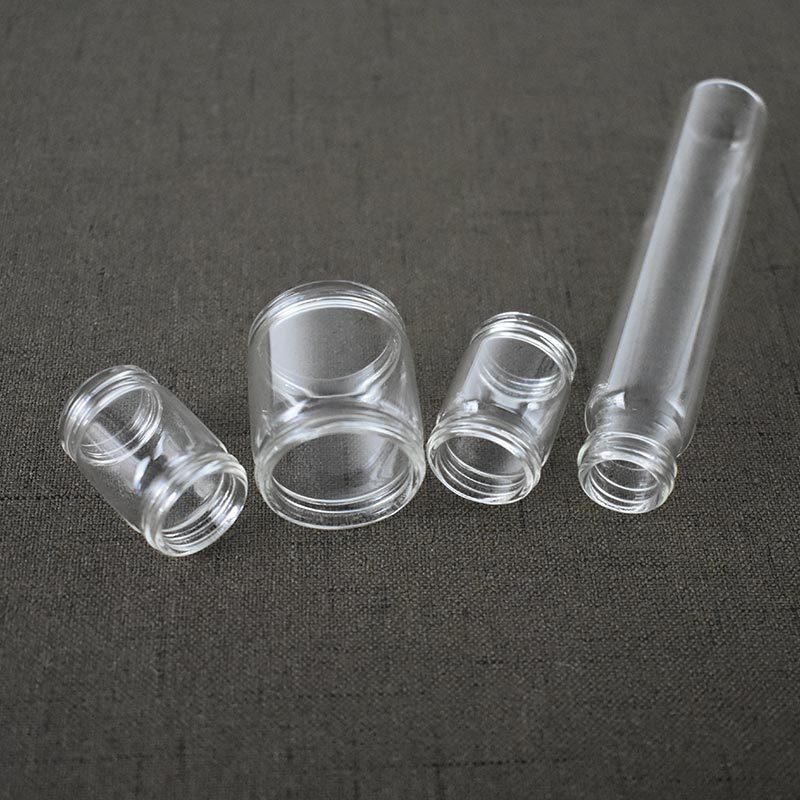 Wholesale High Clear Large Small Diameter Glass Blowing Colored Borosilicate Glass Smoking Tube Pipe