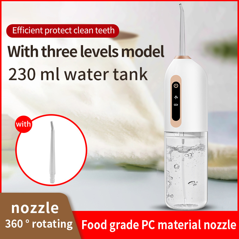 Hot Selling Rechargeable Oral Portable Dental Water Flosser For Daily Teeth Cleaning