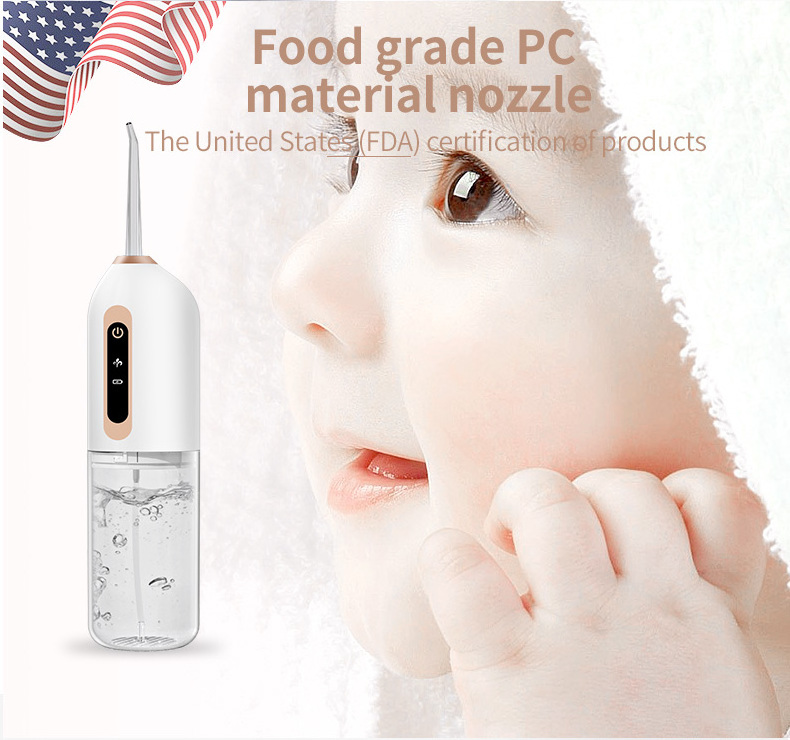 Hot Selling Rechargeable Oral Portable Dental Water Flosser For Daily Teeth Cleaning