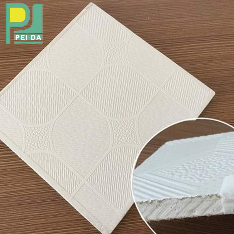 Hot Sale Cheap Pvc Coloured Laminated Gypsum Board Tiles For Ceiling