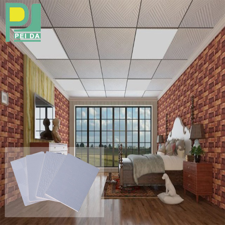 Factory Price Best Quality PVC Gypsum Board Ceiling For Bedroom Decoration