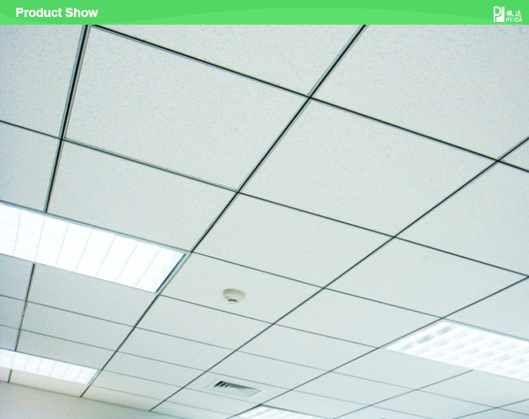 Black Acoustic Ceiling Tiles Mineral Fiber 2X4