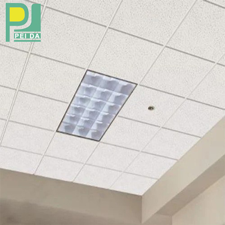 Interior Ceiling Decor Acoustic Suspended Mineral Fiber Ceiling Tiles