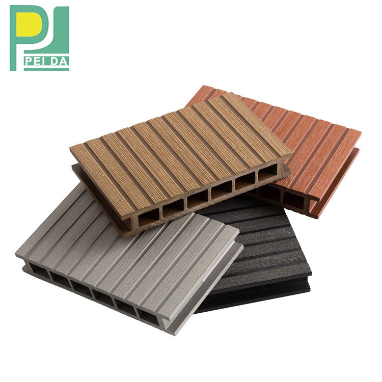 Waterproof Outdoor Sun Wood Plastic Used Composite Decking White