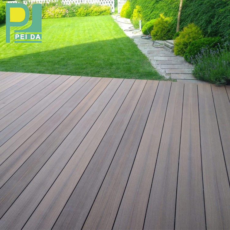 Waterproof Outdoor Sun Wood Plastic Used Composite Decking White