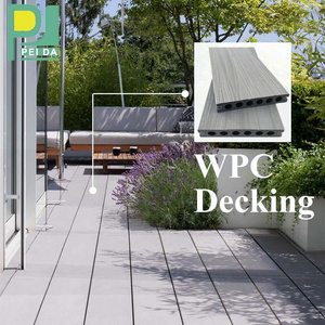 Waterproof Outdoor Sun Wood Plastic Used Composite Decking White