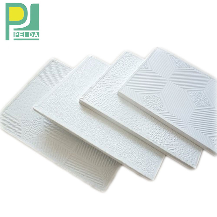 Laminated Gypsum Ceiling Board With Pvc Coated