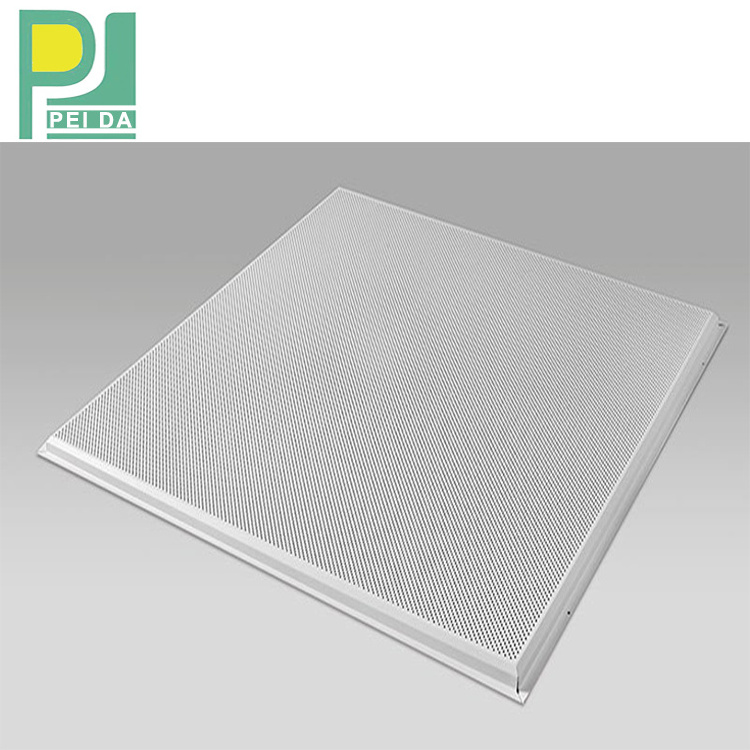 Decorative Aluminum Metal  Ceiling Tile Square Ceiling Tiles