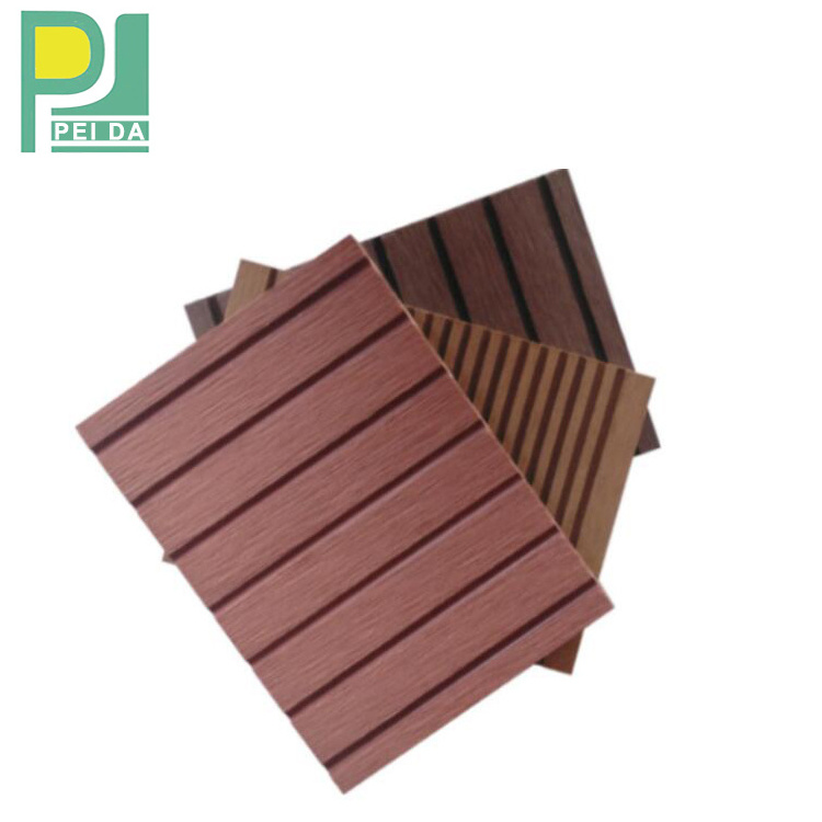 Outdoor Terrace Board WPC Deck Tile Coffee 30x30